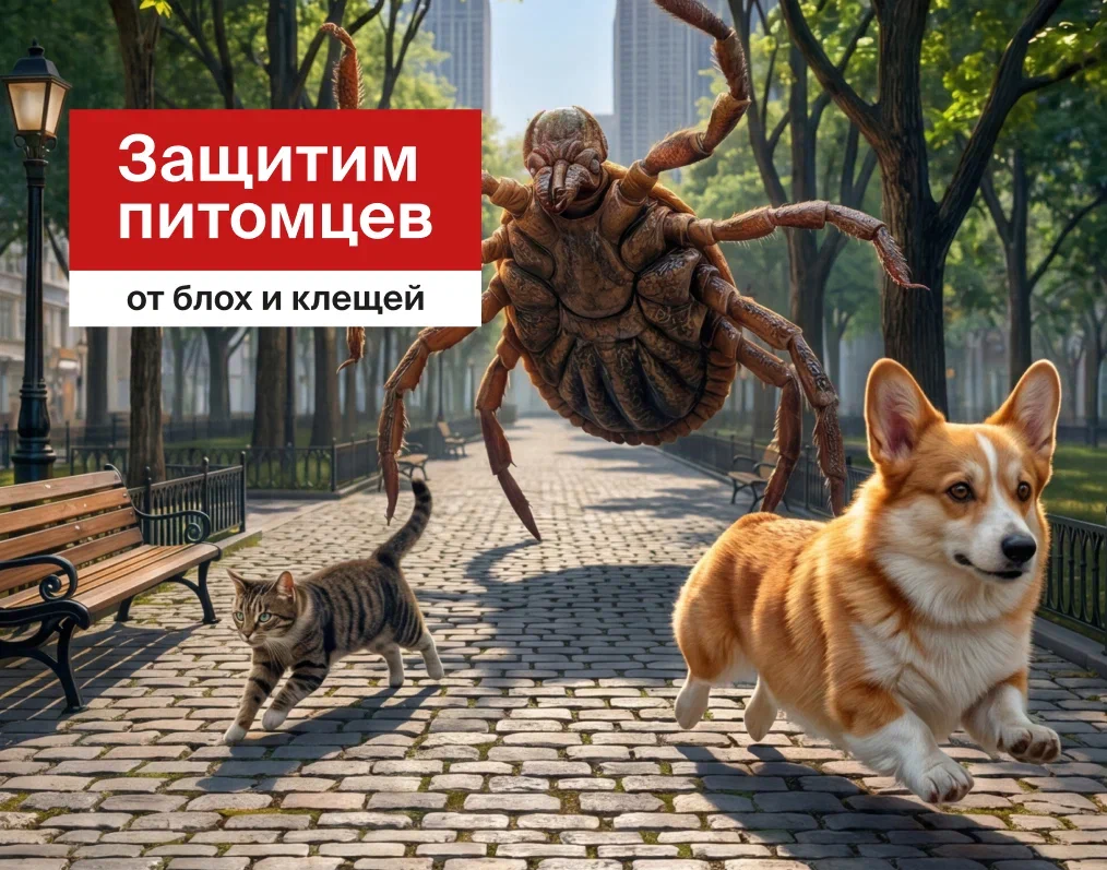 Скидки до 35% на средства защиты от клещей в "4 лапы"