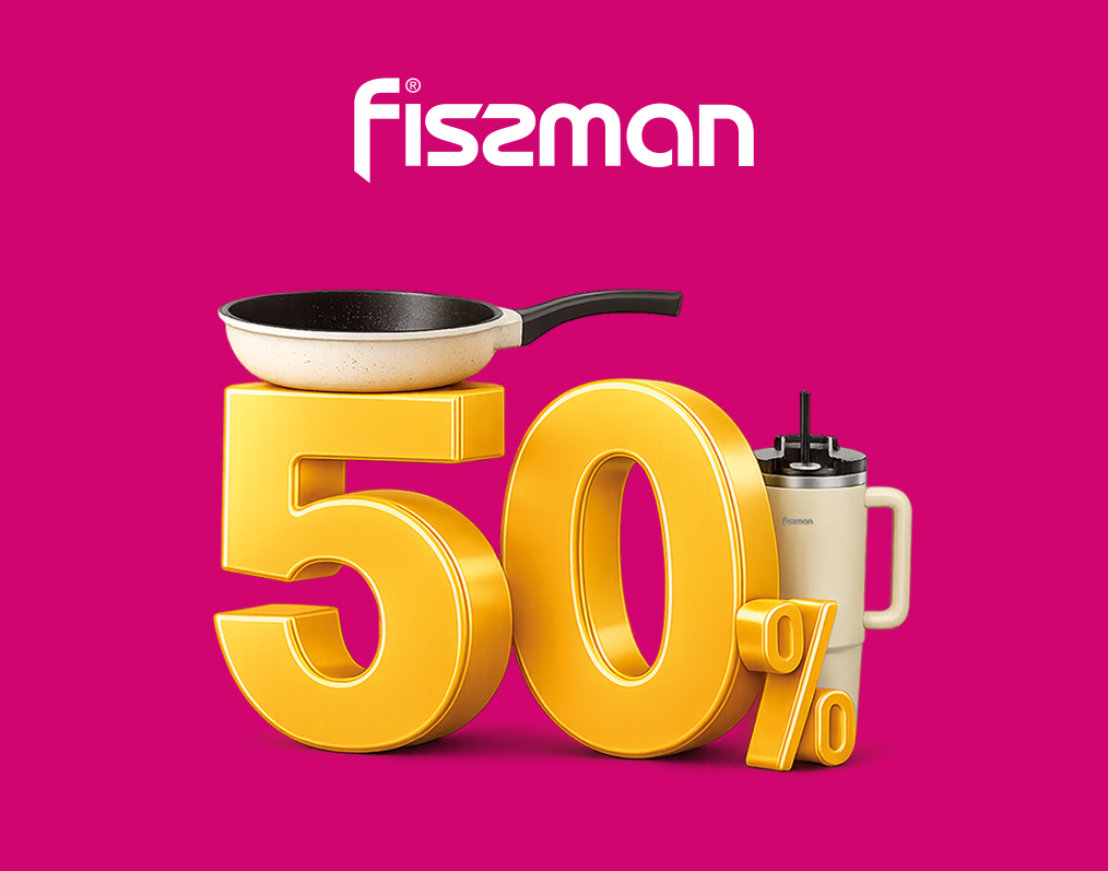 50% на второй товар в Fissman!
